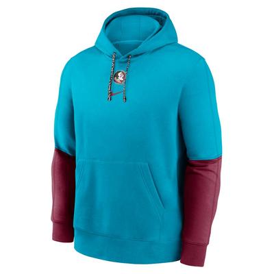 Florida State Nike Team Issue Club Hoodie TURQUOISE