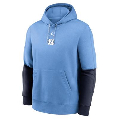 UNC Jordan Brand Team Issue Club Hoodie VALOR_BLUE