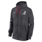  Alabama Nike Team Issue Full Zip Club Hoodie