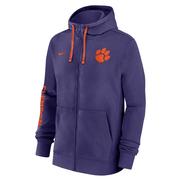  Clemson Nike Team Issue Full Zip Club Hoodie