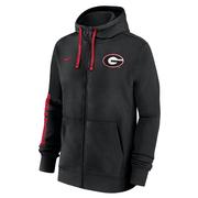  Georgia Nike Team Issue Full Zip Club Hoodie