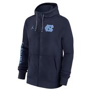  Unc Jordan Brand Team Issue Full Zip Club Hoodie