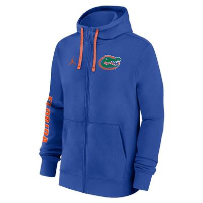 Florida Jordan Brand Team Issue Full Zip Club Hoodie