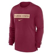  Florida State Nike Dri- Fit Team Issue Player Long Sleeve Top