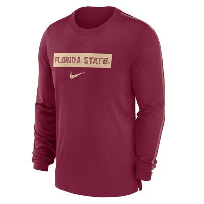 Florida State Nike Dri-Fit Team Issue Player Long Sleeve Top