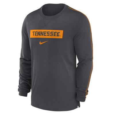 Tennessee Nike Dri-Fit Sideline Team Issue Long Sleeve Tee