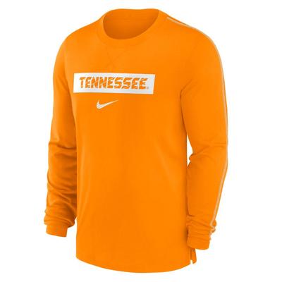 Tennessee Nike Dri-Fit Sideline Team Issue Long Sleeve Tee