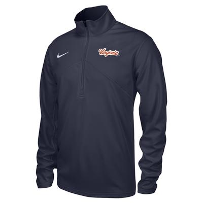 Virginia Nike Script Training 1/4 Zip Pullover NAVY