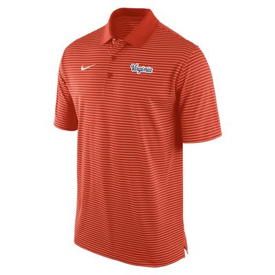 Virginia Nike Stadium Stripe Polo ORANGE