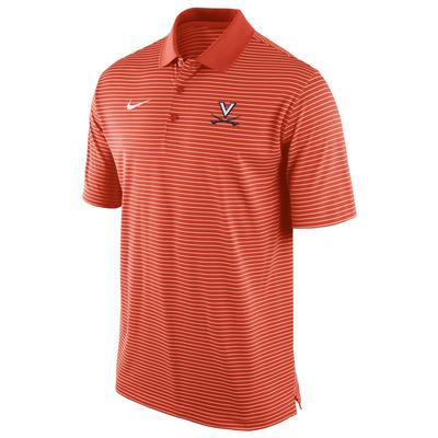 Virginia Nike Stadium Stripe Polo ORANGE