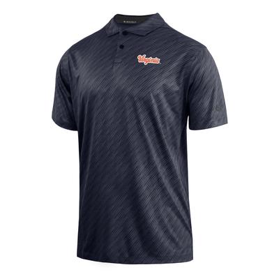 Virginia Nike Script Vapor Stripe Polo NAVY