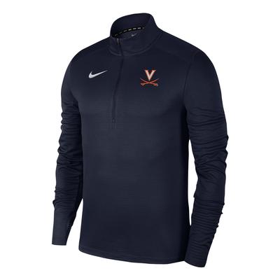 Virginia Nike Pacer 1/4 Zip Pullover NAVY