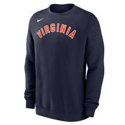  Virginia Nike Arch Club Fleece Crew