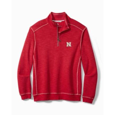 Nebraska Tommy Bahama Tobago Bay Half Zip