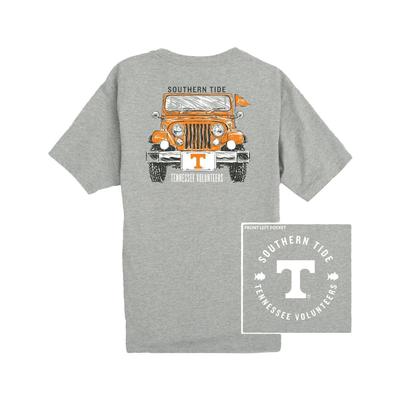 Tennessee Southern Tide Front Plate Jeep Tee