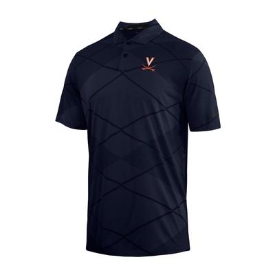 Virginia Nike Vapor Jacquard Polo NAVY