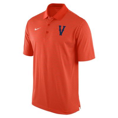 Virginia Nike Vault Stadium Stripe Polo ORANGE