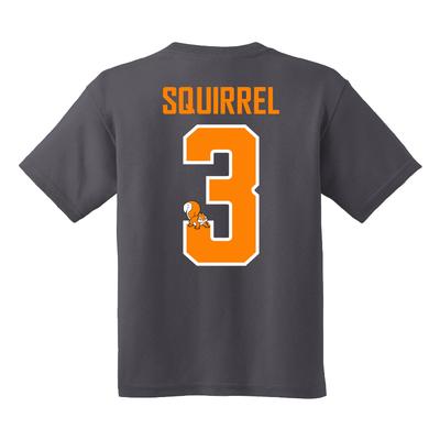 Tennessee Squirrel White YOUTH #3 Shirsey