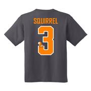  Tennessee Squirrel White Youth # 3 Shirsey