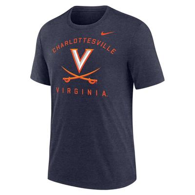 Virginia Nike Triblend Charlottesville Arch Tee