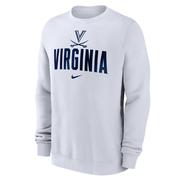  Virginia Nike Straight Club Fleece Crew