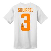  Tennessee Squirrel White # 3 Shirsey Tee