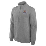  Virginia Nike Club Fleece 1/2 Zip Top