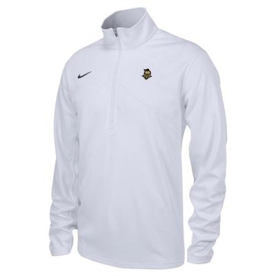 UCF Nike Dri-Fit Knight Training 1/4 Zip WHITE