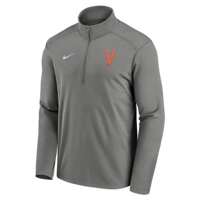 Virginia Nike Vault Pacer 1/4 Zip CARBON_HTHR