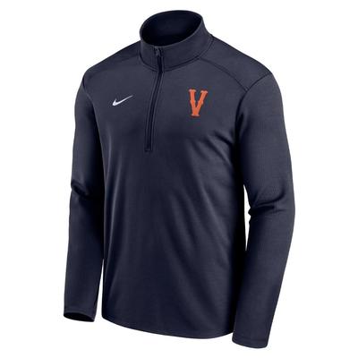 Virginia Nike Vault Pacer 1/4 Zip NAVY