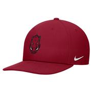  Arkansas Nike Pro Flat Bill Snapback Cap