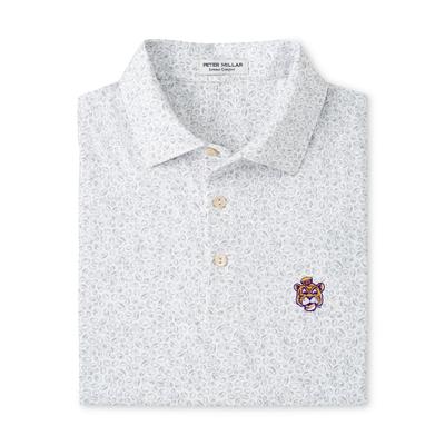 LSU Vault Peter Millar Blitz Performance Polo