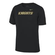  Ucf Nike Youth Dri- Fit Legend Wordmark Tee