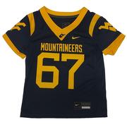  West Virginia Nike Kids Replica # 67 Jersey