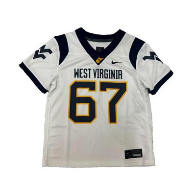 West Virginia Nike YOUTH Replica #67 Jersey