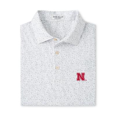 Nebraska Peter Millar Blitz Performance Polo