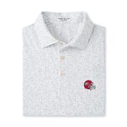  Georgia Peter Millar Helmet Blitz Performance Polo