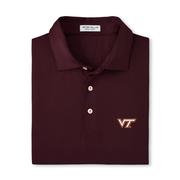  Virginia Tech Peter Millar Tesseract Performance Polo