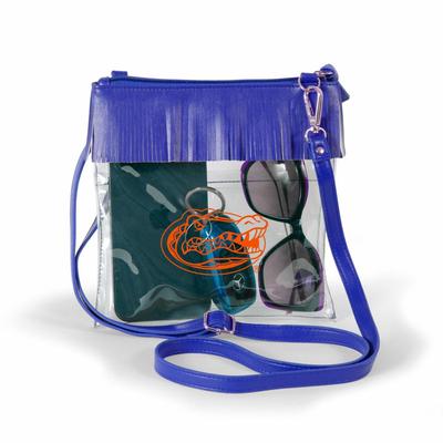 Florida Judyann Fringe Crossbody Clear Bag