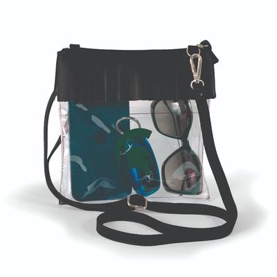 Michigan State Judyann Fringe Crossbody Clear Bag