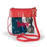  Nebraska Judyann Fringe Crossbody Clear Bag