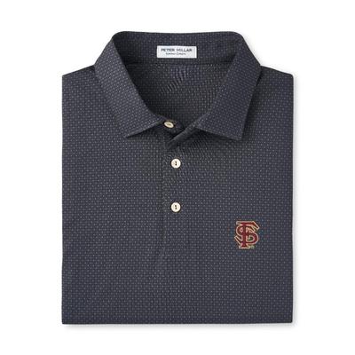 Florida State Interlock Peter Millar Tesseract Performance Polo IRON