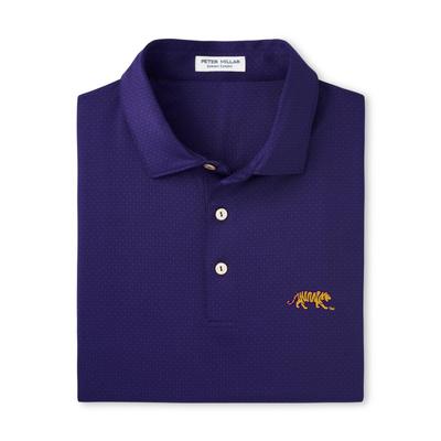 LSU Tiger Logo Peter Millar Tesseract Performance Polo