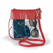  Western Kentucky Judyann Fringe Crossbody Clear Bag