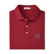  Georgia Standing Bulldog Peter Millar Tesseract Performance Polo