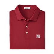  Nebraska Peter Millar Tesseract Performance Polo