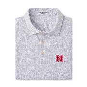  Nebraska Peter Millar Out Of Bounds Performance Polo