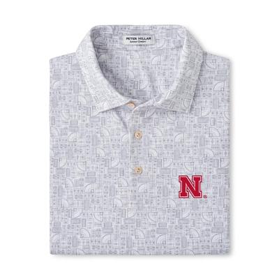 Nebraska Peter Millar Out of Bounds Performance Polo