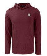  Mississippi State Cutter & Buck Interlock Coastline Epic Comfort Hooded Shirt