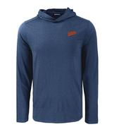  Auburn Script Cutter & Buck Coastline Epic Comfort Hooded Shirt